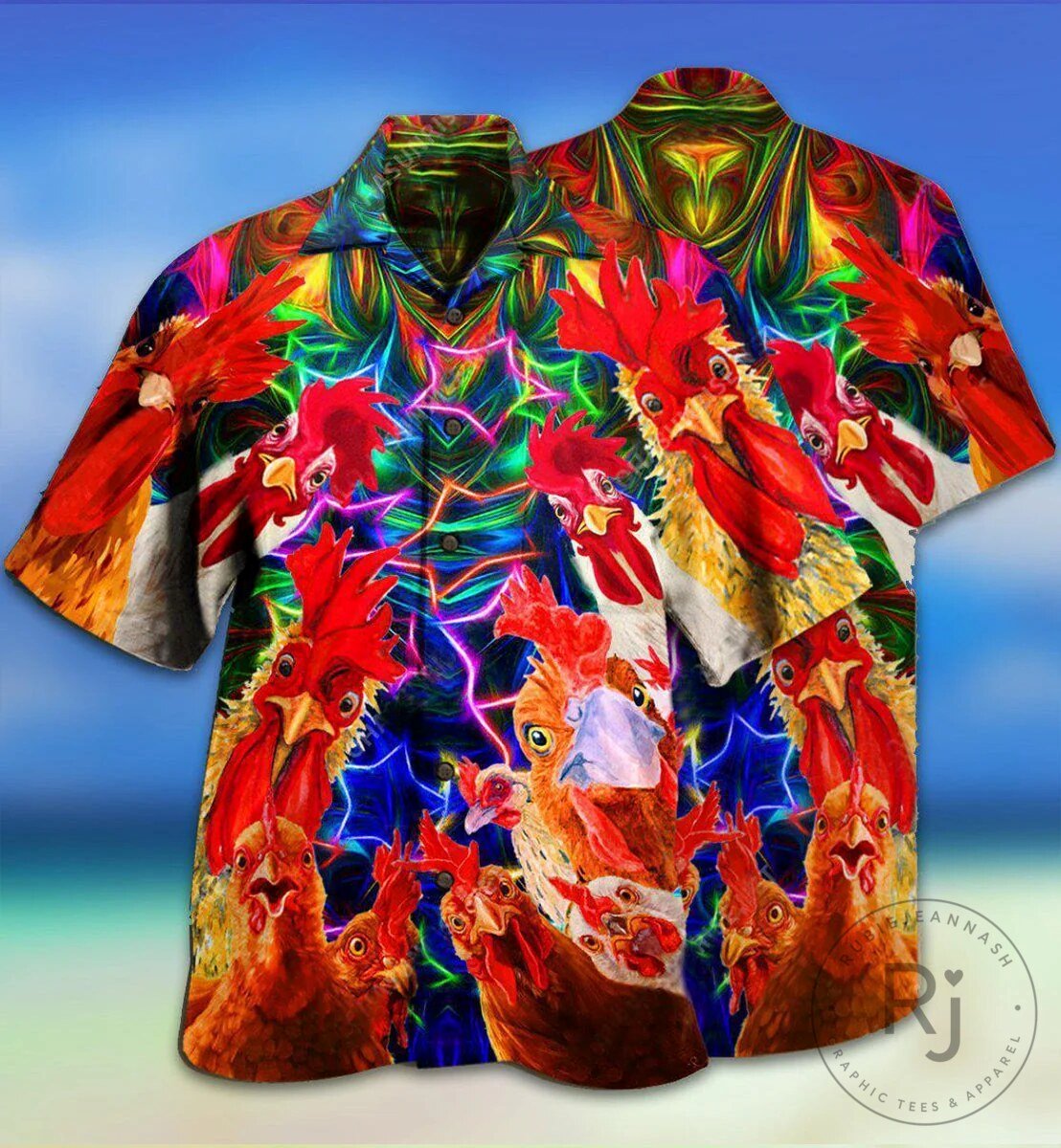 Amazing Oh Cluck No Farmer Chicken Unisex Hawaiian Shirt for Men and Women 11 Amazing Oh Cluck No Farmer Chicken Unisex Hawaiian Shirt for Men and Women