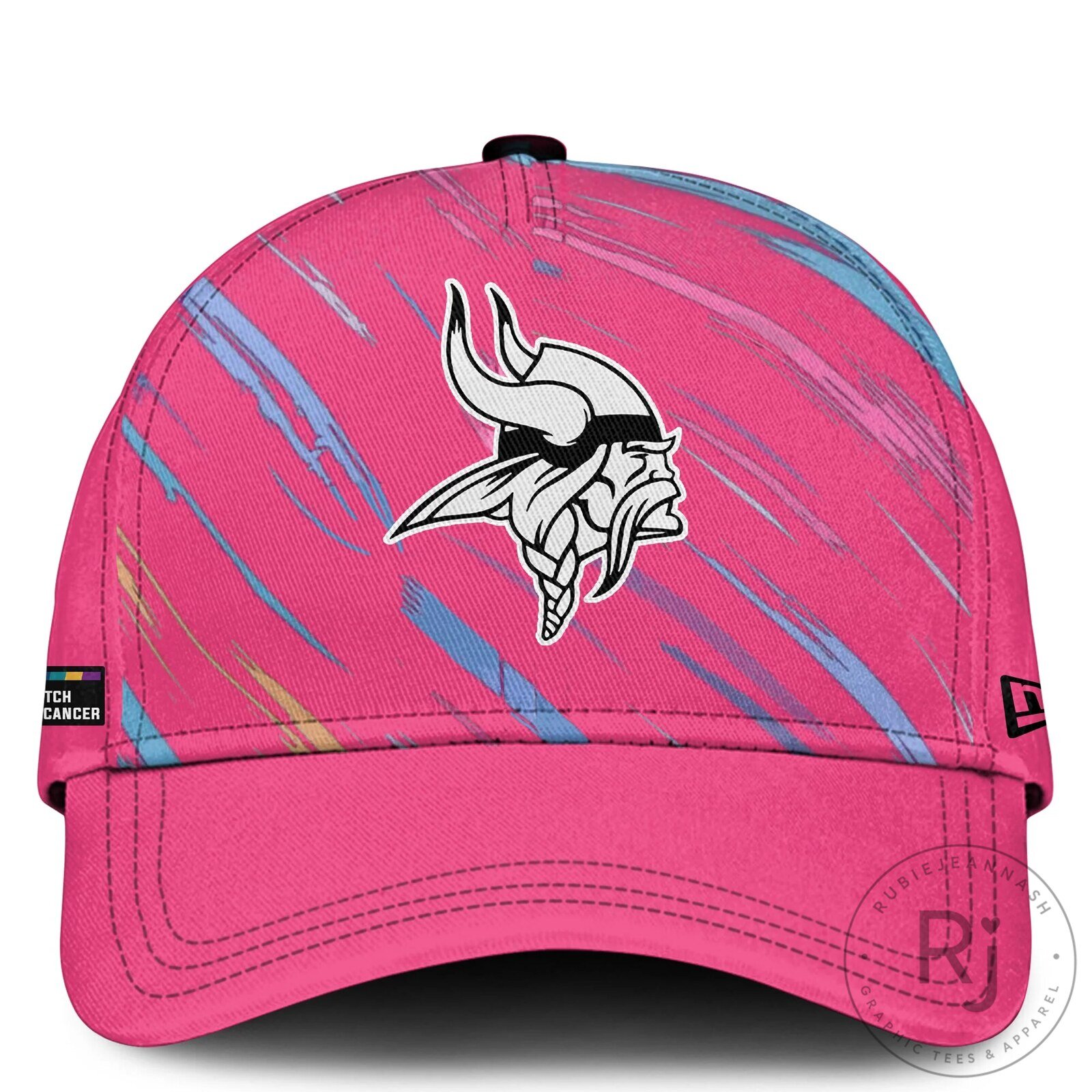 Minnesota Vikings Crucial Catch Intercept Cancer Pink Football Hoodie 8 Minnesota Vikings Crucial Catch Intercept Cancer Pink Football Hoodie