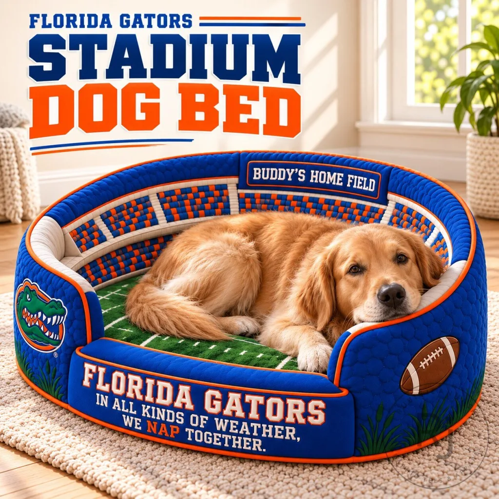 Florida Gators Football Stadium Pet Bed for Dogs and Cats Florida Gators Football Stadium Pet Bed for Dogs and Cats