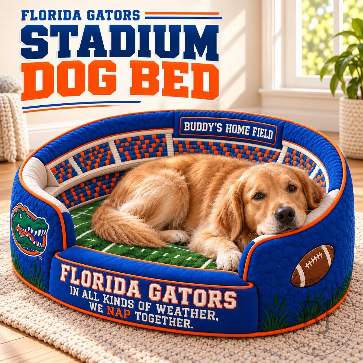 Florida Gators Football Stadium Pet Bed for Dogs and Cats 5 Florida Gators Football Stadium Pet Bed for Dogs and Cats