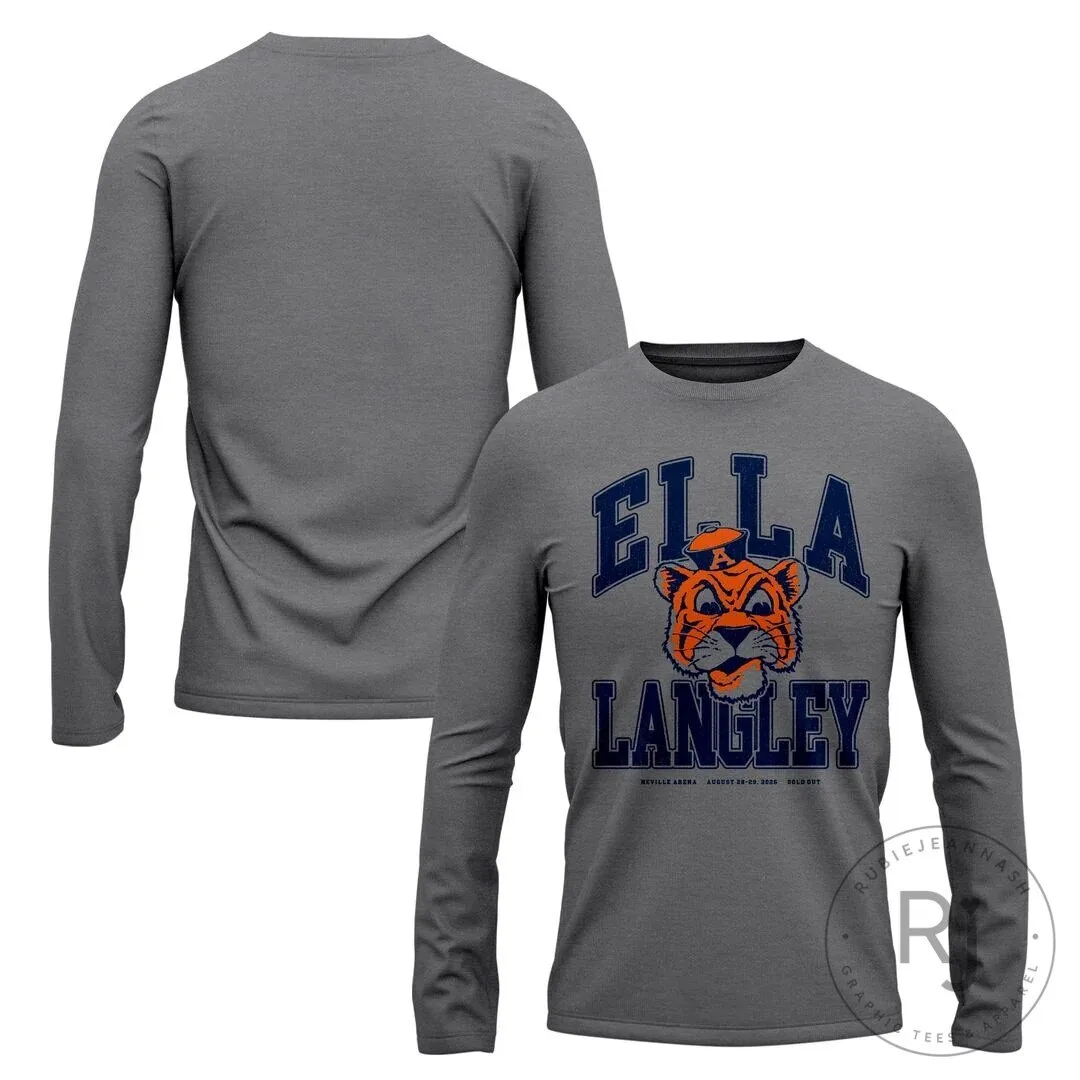 Ella Langley Auburn Tigers The Dandelion Tour 2026 Neville Arena Long Sleeve T-Shirt 2 Ella Langley Auburn Tigers The Dandelion Tour 2026 Neville Arena Long Sleeve T-Shirt