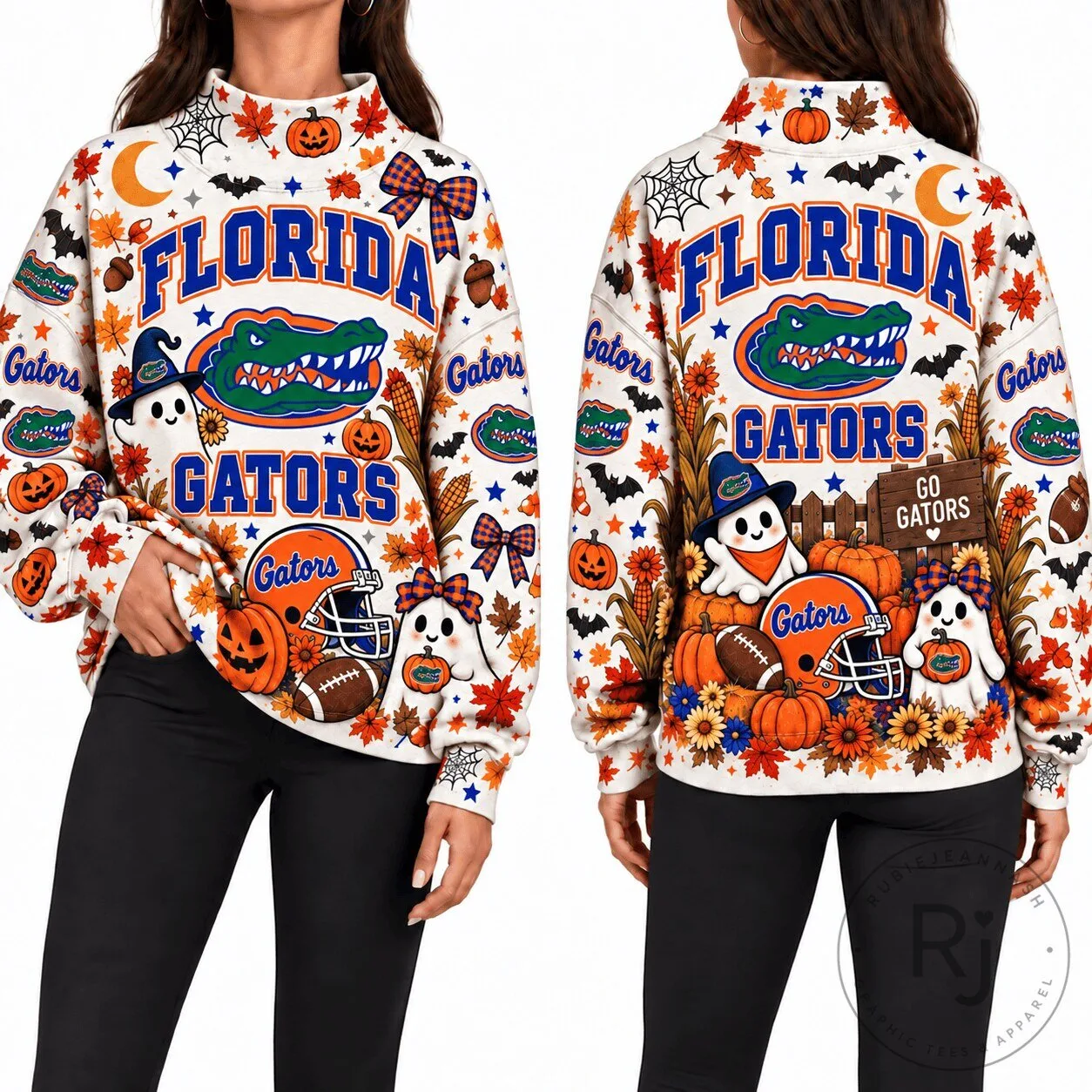 Florida Gators Halloween Autumn Fall Season College Football Sweatshirt
