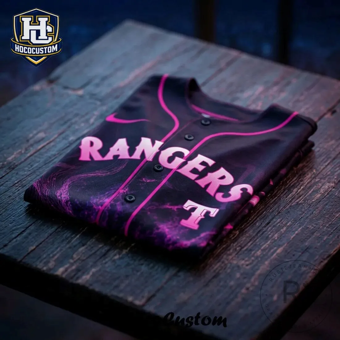 Texas Rangers Baseball K-Pop Demon Hunters Saja Boys Jersey 10 Texas Rangers Baseball K-Pop Demon Hunters Saja Boys Jersey