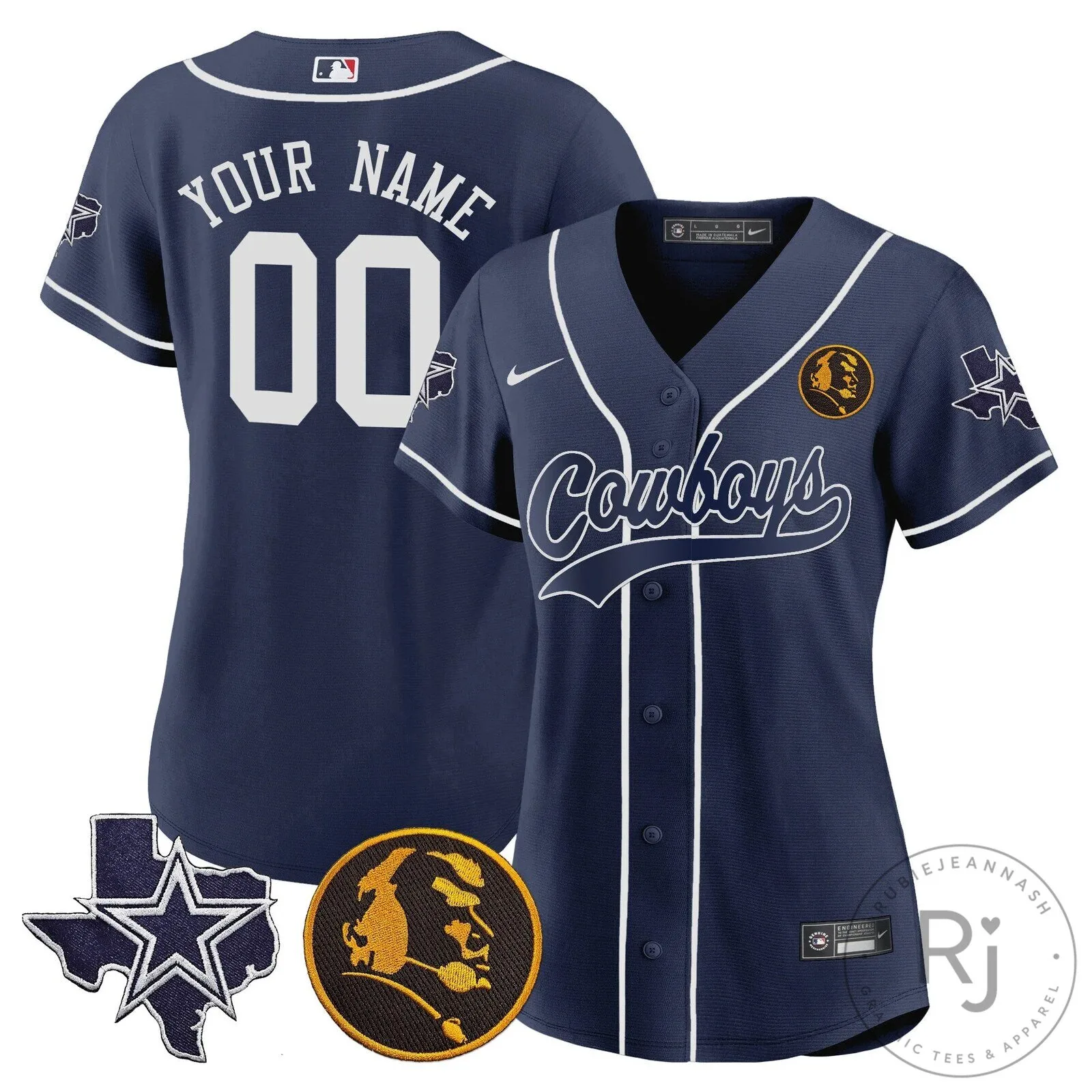 John Madden Dallas Cowboys Baseball Jersey Custom Name Number White 20 John Madden Dallas Cowboys Baseball Jersey Custom Name Number White