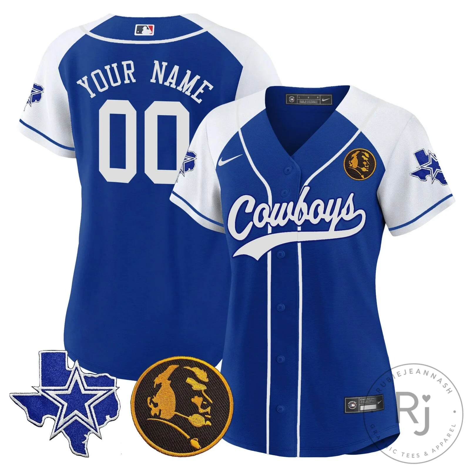 John Madden Dallas Cowboys Baseball Jersey Custom Name Number White 23 John Madden Dallas Cowboys Baseball Jersey Custom Name Number White