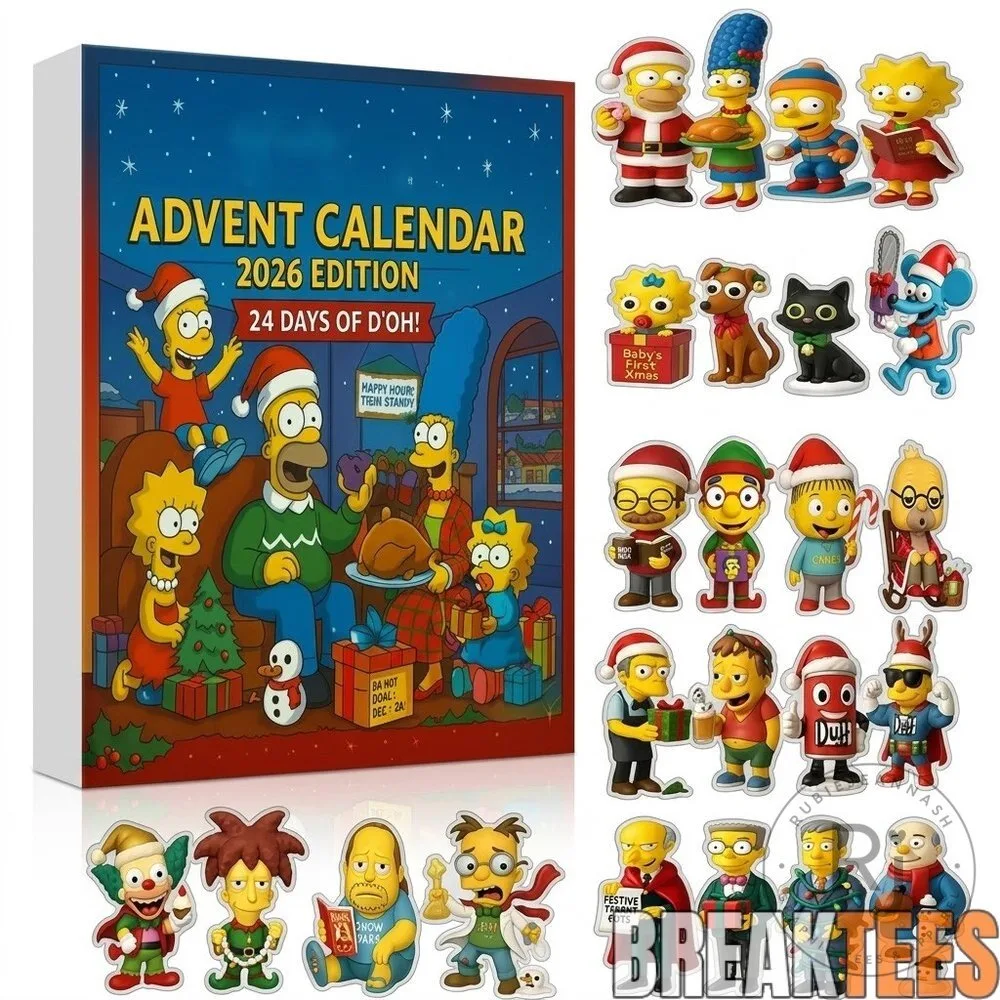 The Simpsons 2026 Christmas Advent Calendar 24 Days of D'oh