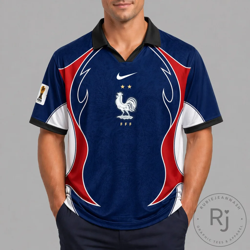 France Soccer World Cup 2026 Collar Jersey for Men France Soccer World Cup 2026 Collar Jersey for Men