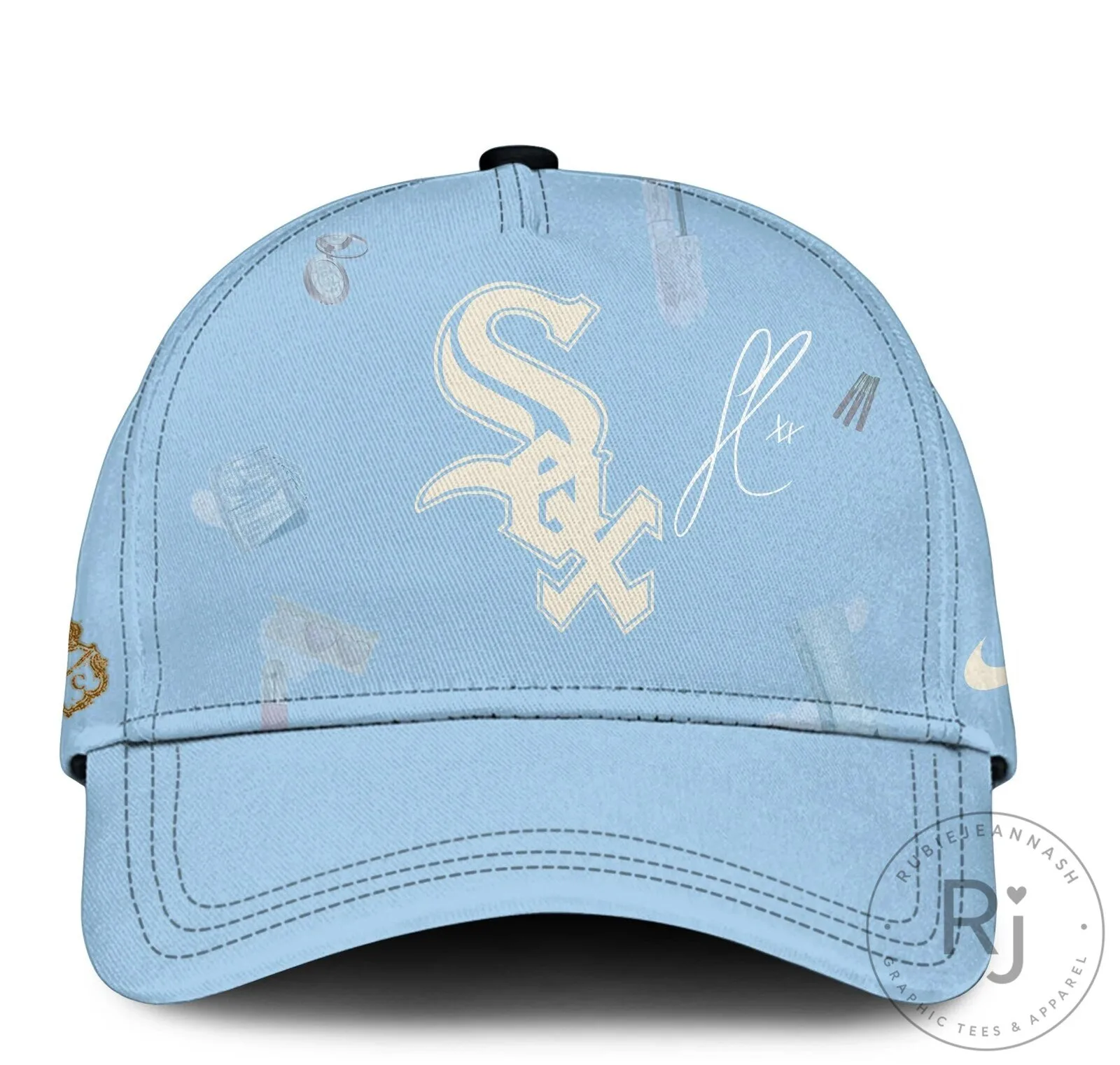 Sabrina Carpenter White Sox World Tour 2025 Light Blue Hoodie 7 Sabrina Carpenter White Sox World Tour 2025 Light Blue Hoodie