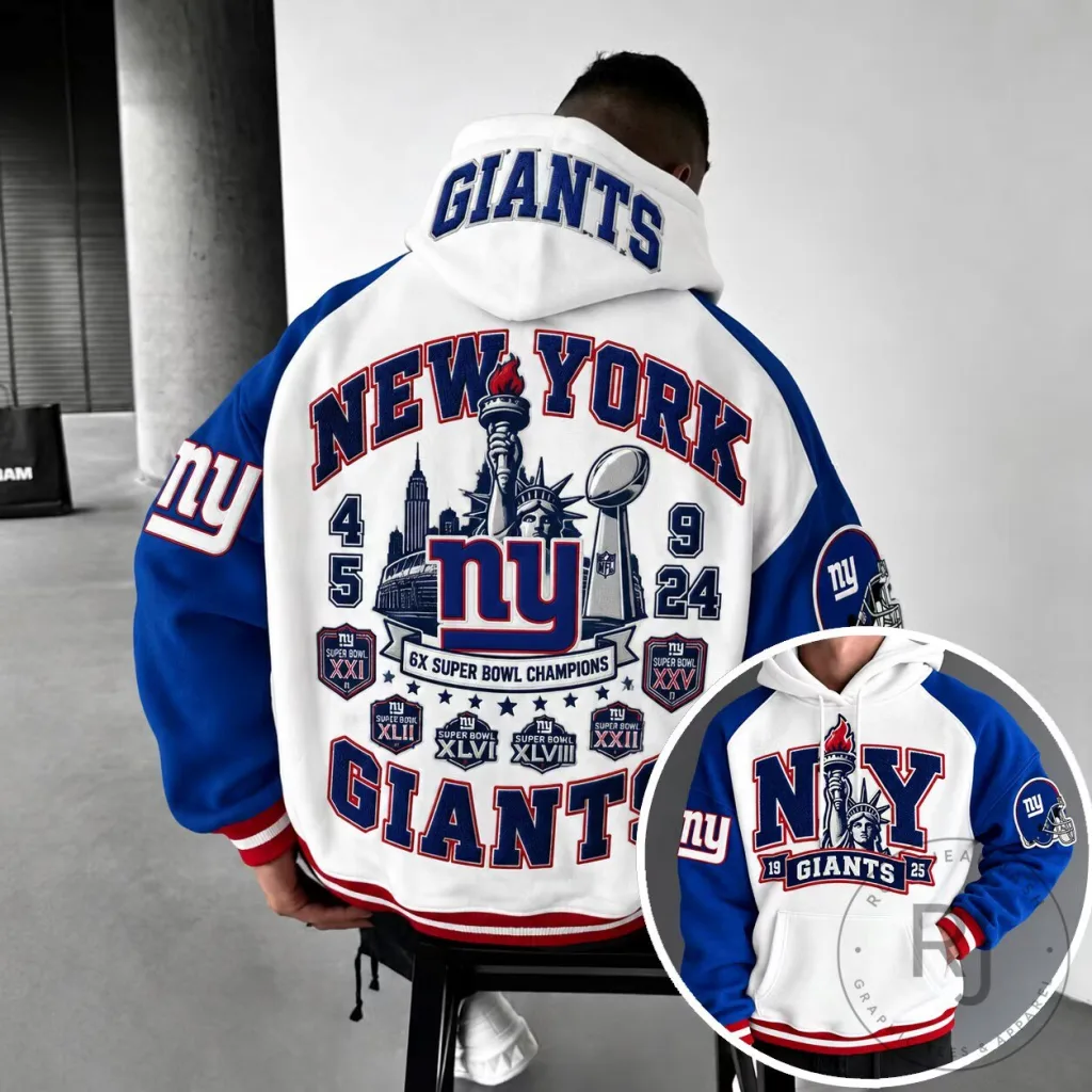 New York Giants Super Bowl Champions Commemorative Hoodie 1 New York Giants Super Bowl Champions Commemorative Hoodie