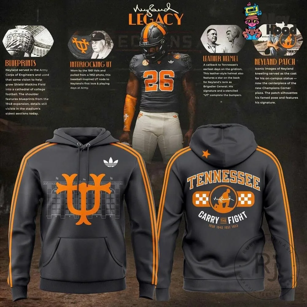 Neyland Legacy Hoodie for Tennessee Vols Fans 2 Neyland Legacy Hoodie for Tennessee Vols Fans