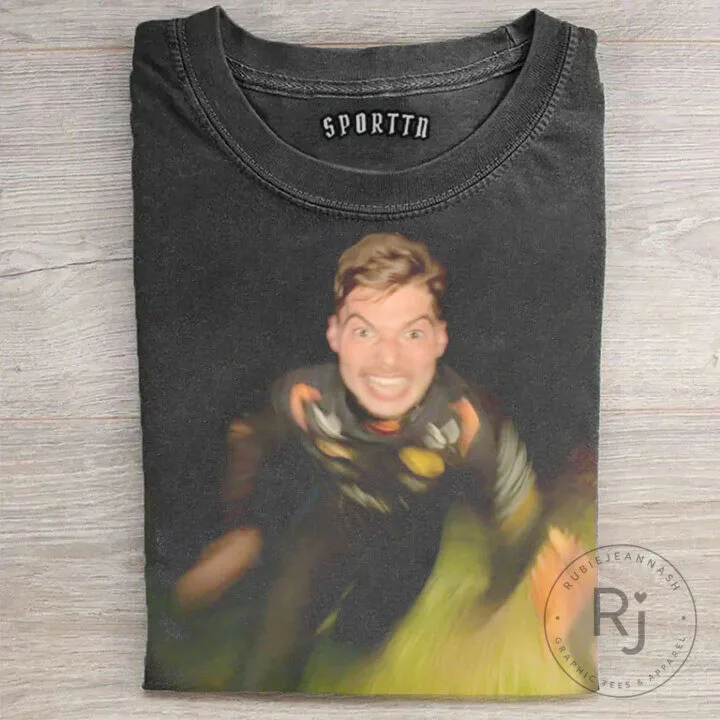 Max Verstappen F1 Racing Funny Meme T-Shirt