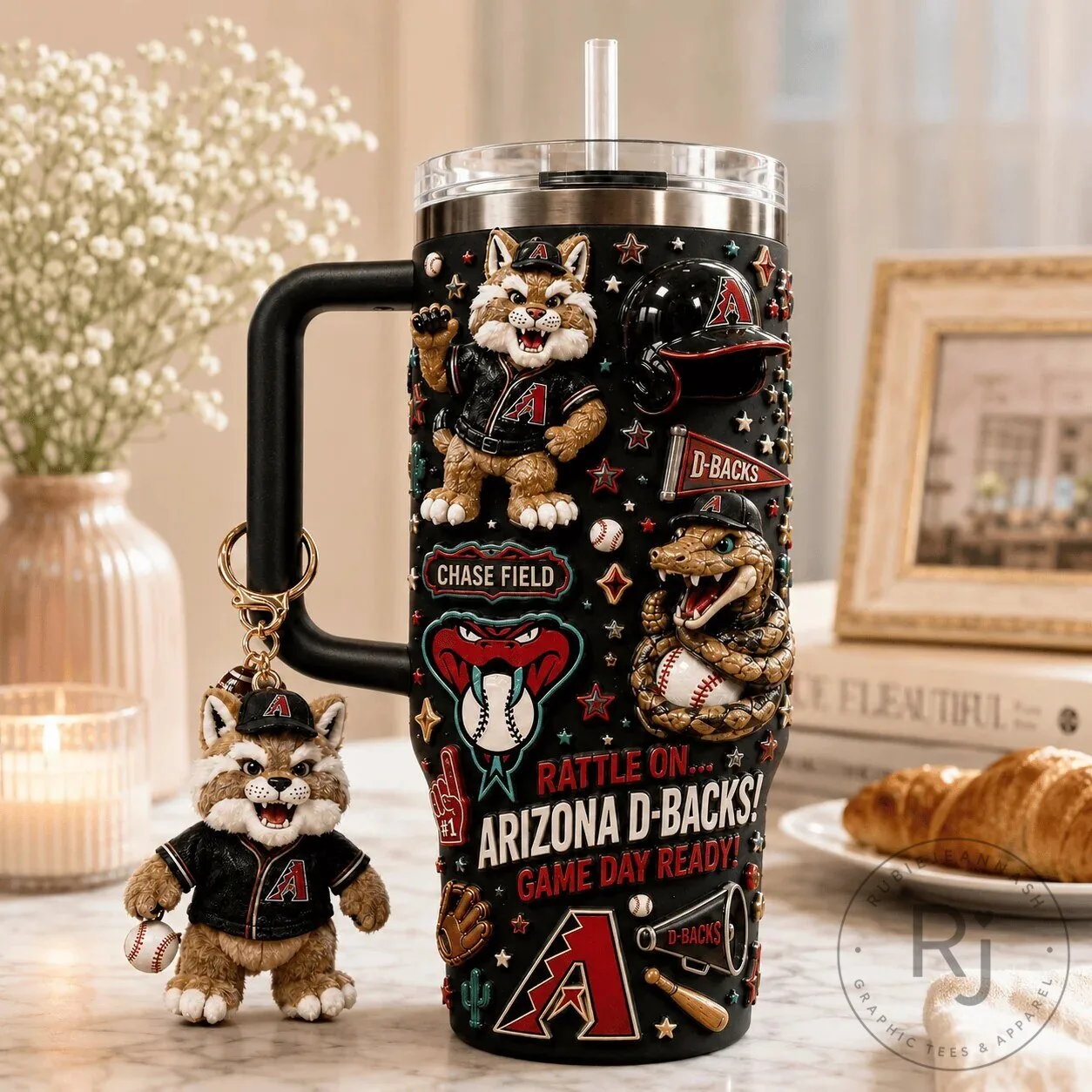 Arizona Diamondbacks Baseball Team Fan Art Black Insulated Tumbler 9 Arizona Diamondbacks Baseball Team Fan Art Black Insulated Tumbler
