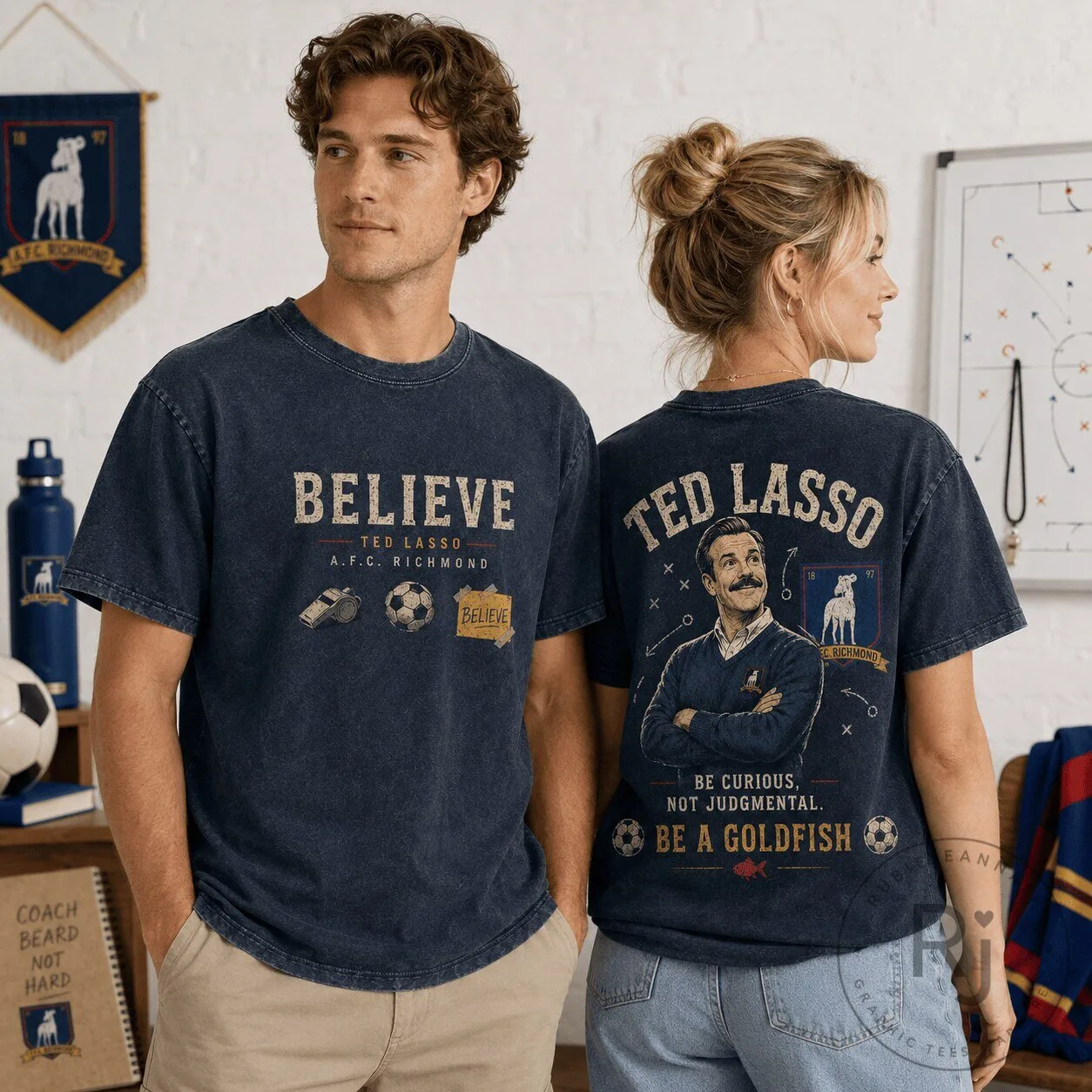 Ted Lasso Believe AFC Richmond Be Curious Not Judgmental T-Shirt