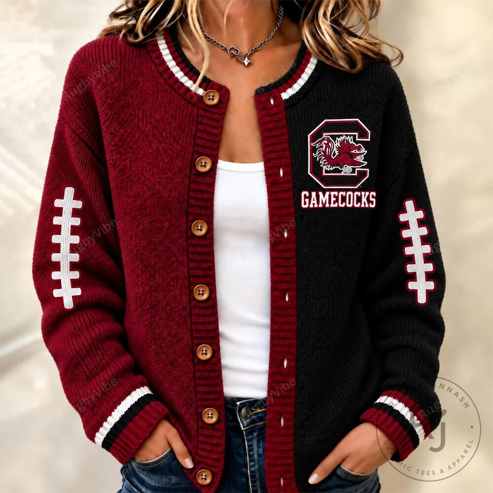 South Carolina Gamecocks Football Varsity Cardigan Sweater