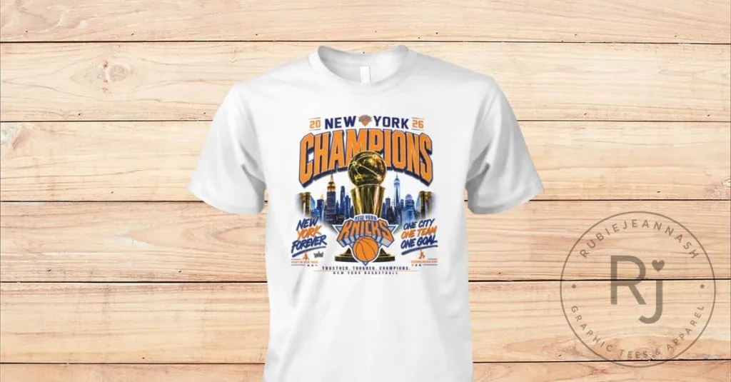 New York Knicks Basketball Fan Shirt, 2026 Champions Celebration T-Shirt