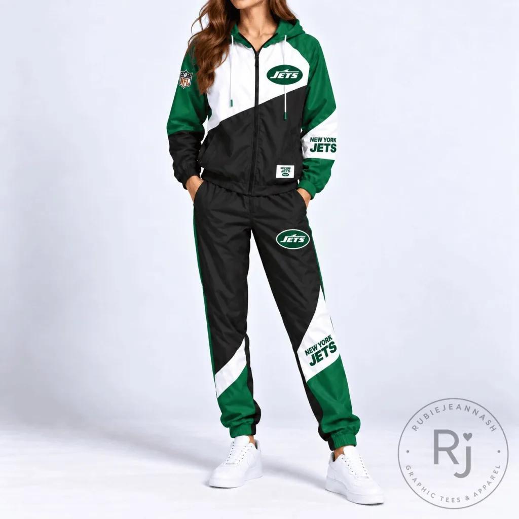 New York Jets National Football League Team Training Days Tracksuit New York Jets National Football League Team Training Days Tracksuit