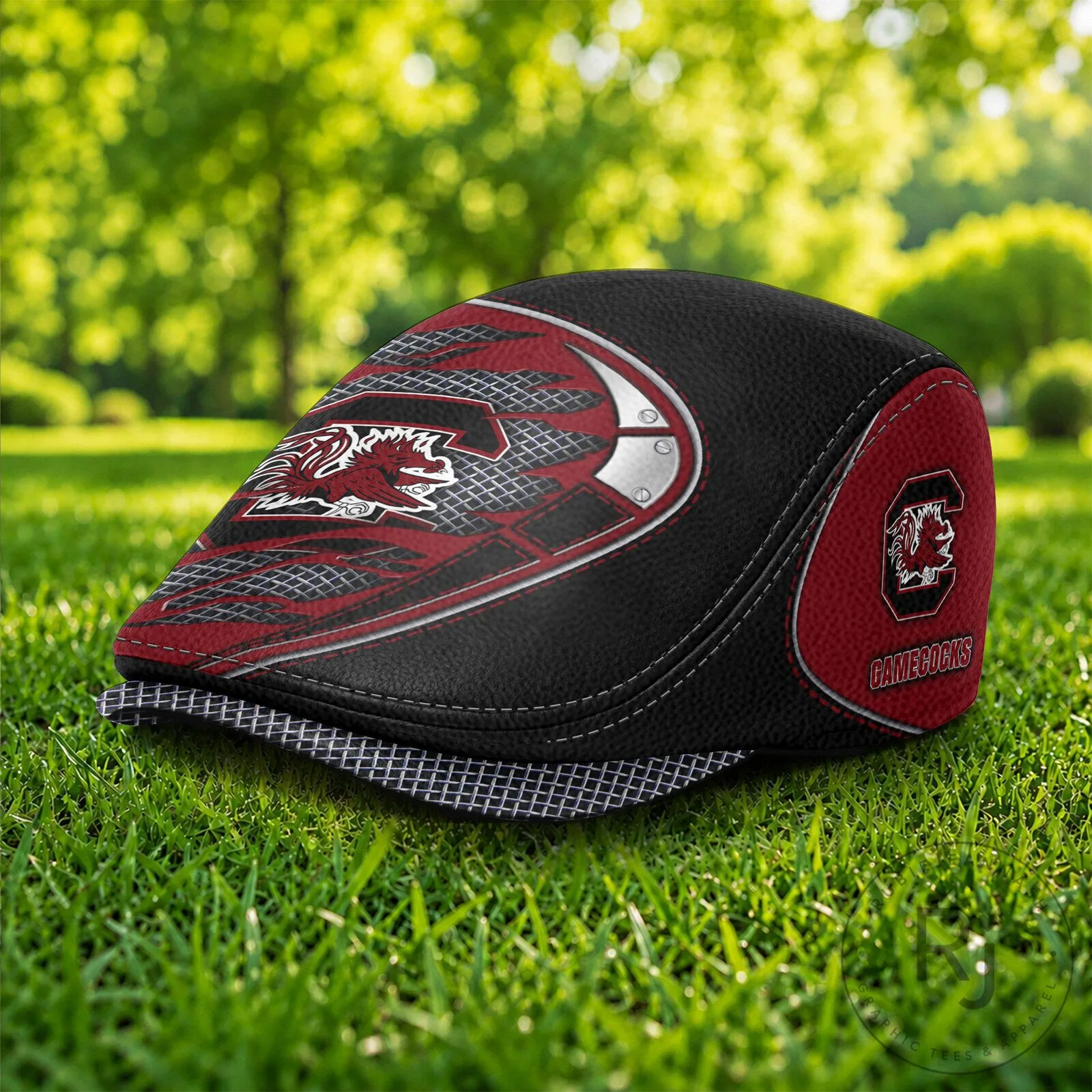 South Carolina Gamecocks NCAA Flat Cap, Golf Ivy League Driver Hat