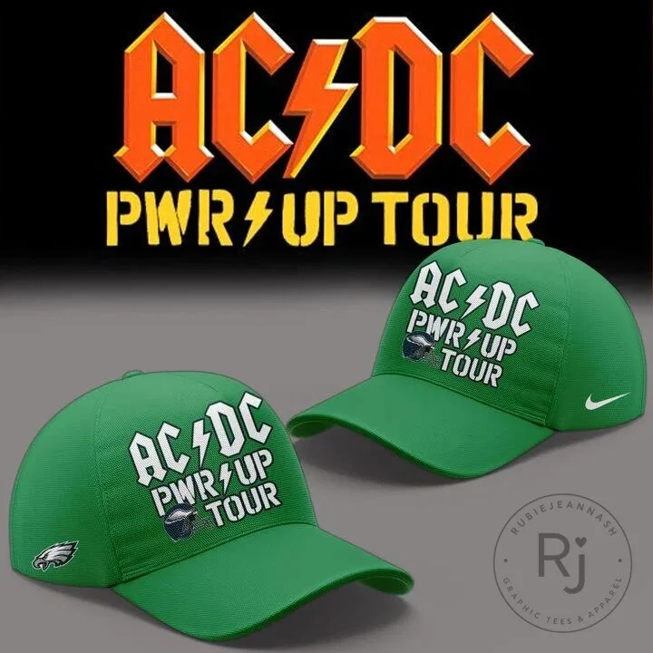 Green Hoodie for AC/DC's Power Up Tour 2026 Featuring the Philadelphia Eagles 8 Green Hoodie for AC/DC