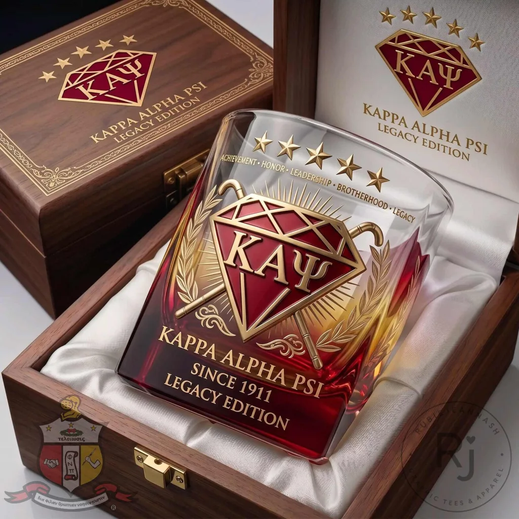 Kappa Alpha Psi Legacy Edition Whiskey Drinking Glass