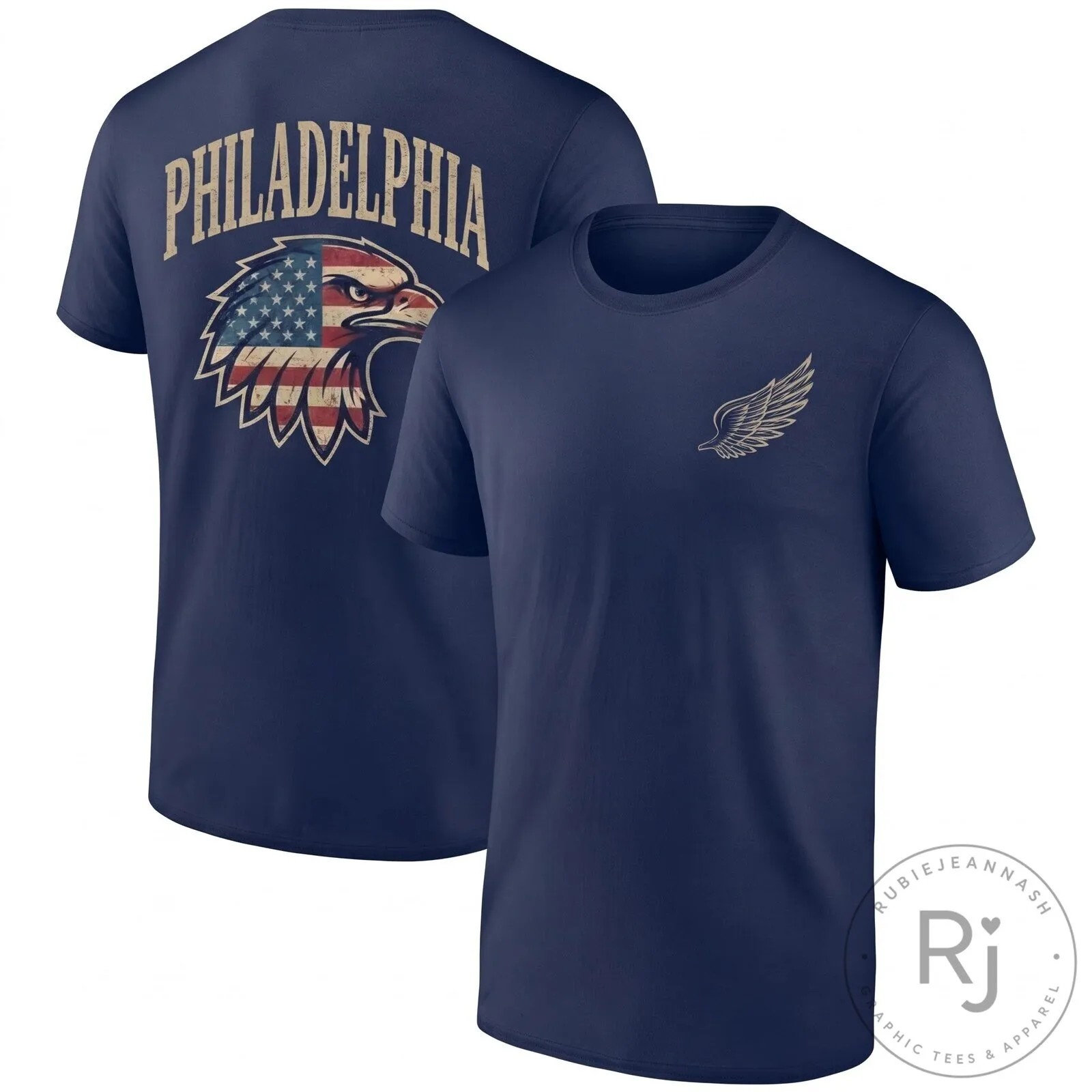 Philadelphia Eagles Salute To Service American Flag Eagle Black T-Shirt 11 Philadelphia Eagles Salute To Service American Flag Eagle Black T-Shirt