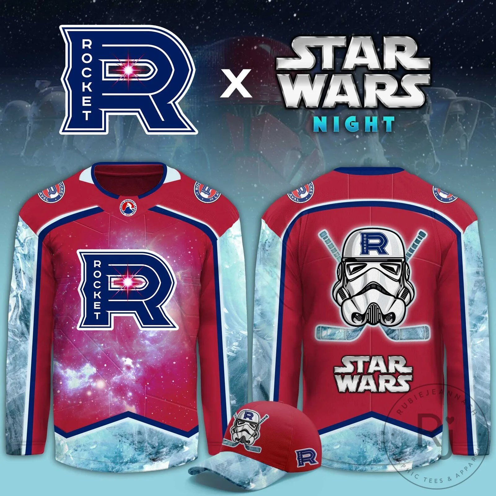 Laval Rocket Star Wars Night Game Limited Edition Hockey Jersey