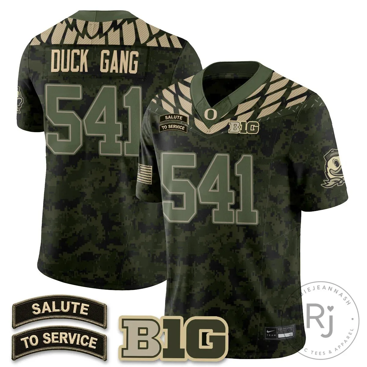 Oregon Ducks Salute to Service Black Football Jersey 67 Oregon Ducks Salute to Service Black Football Jersey