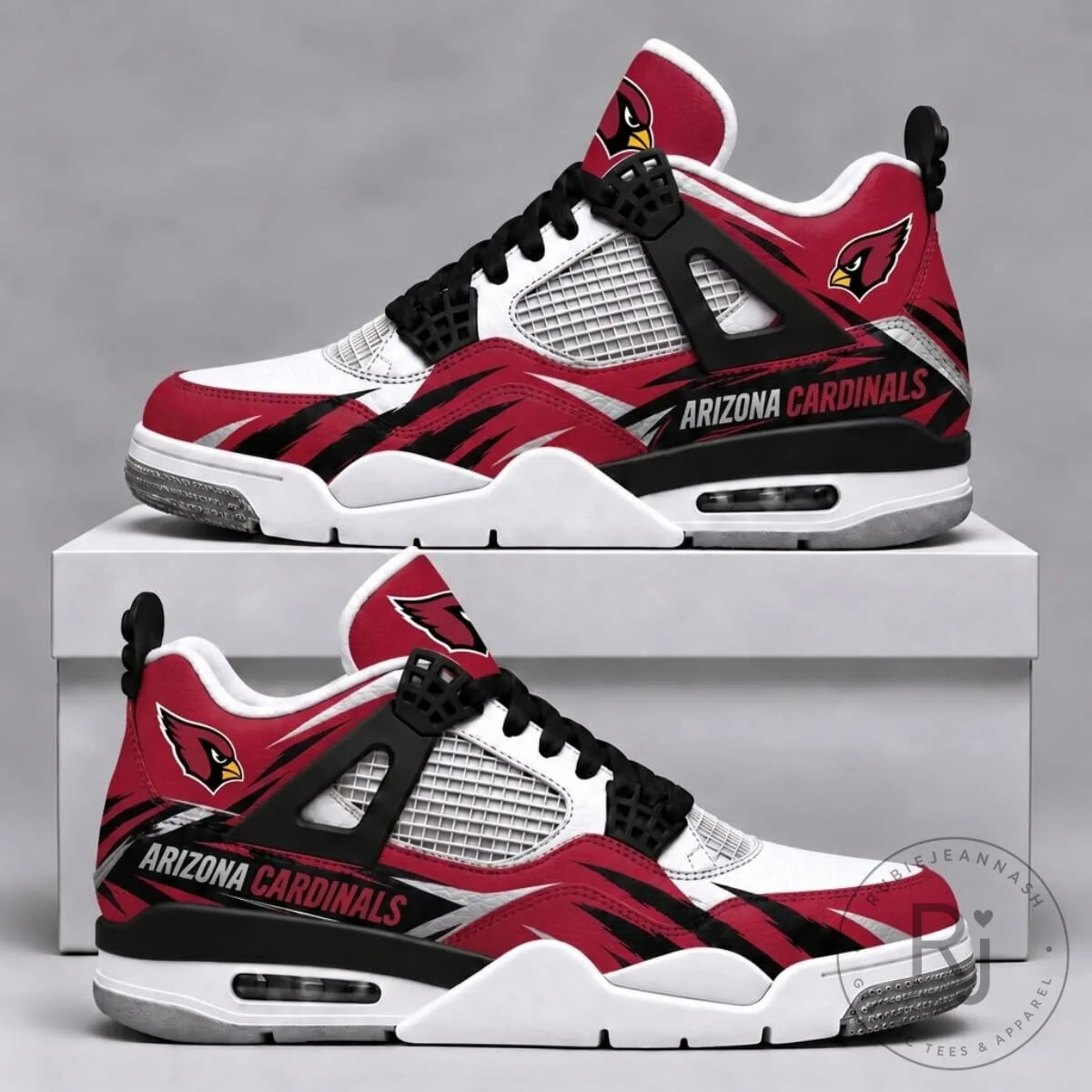 Arizona Cardinals National Football League Team Logo Athletic Sneakers