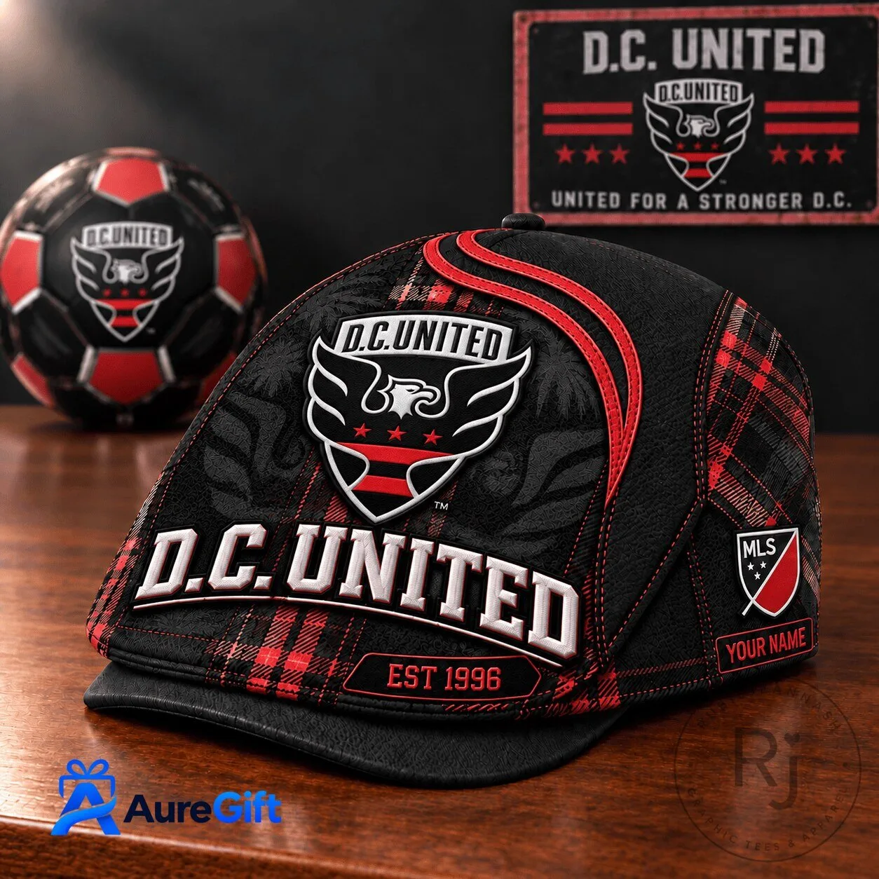 D.C. United MLS Personalized Golf Cap – Premium Limited Edition Gift