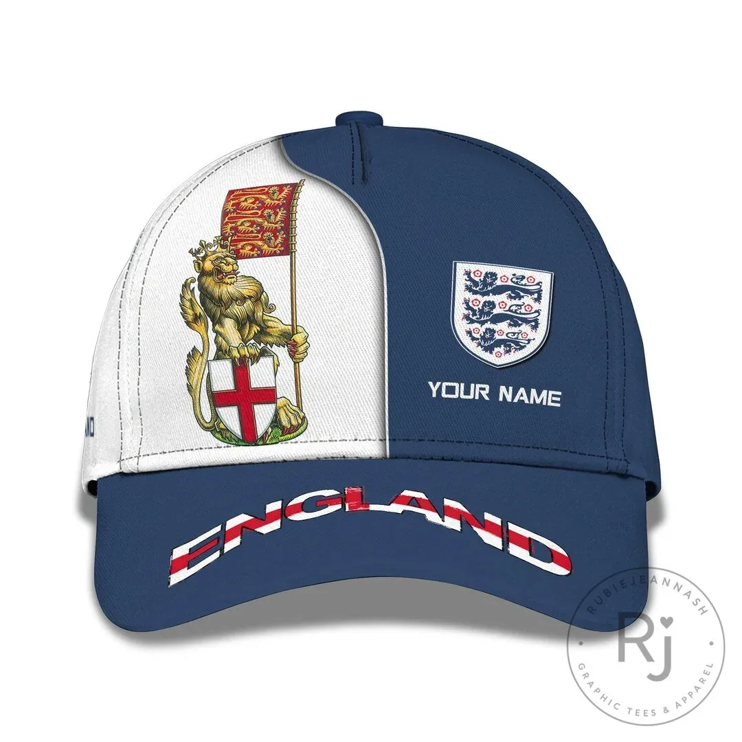 England National Football Team Crest Personalized Baseball Cap Hat 12 England National Football Team Crest Personalized Baseball Cap Hat