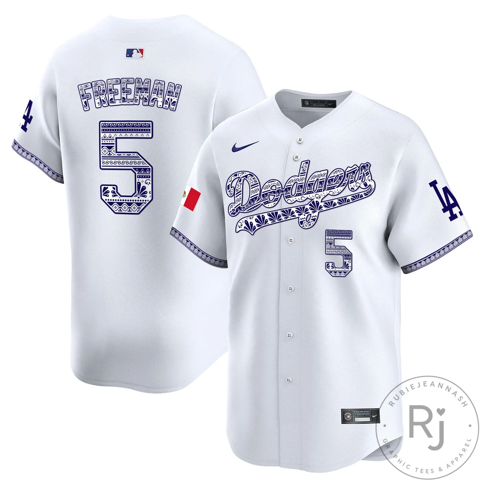 Los Angeles Dodgers Fernando Valenzuela Mexico Baseball Jersey 47 Los Angeles Dodgers Fernando Valenzuela Mexico Baseball Jersey