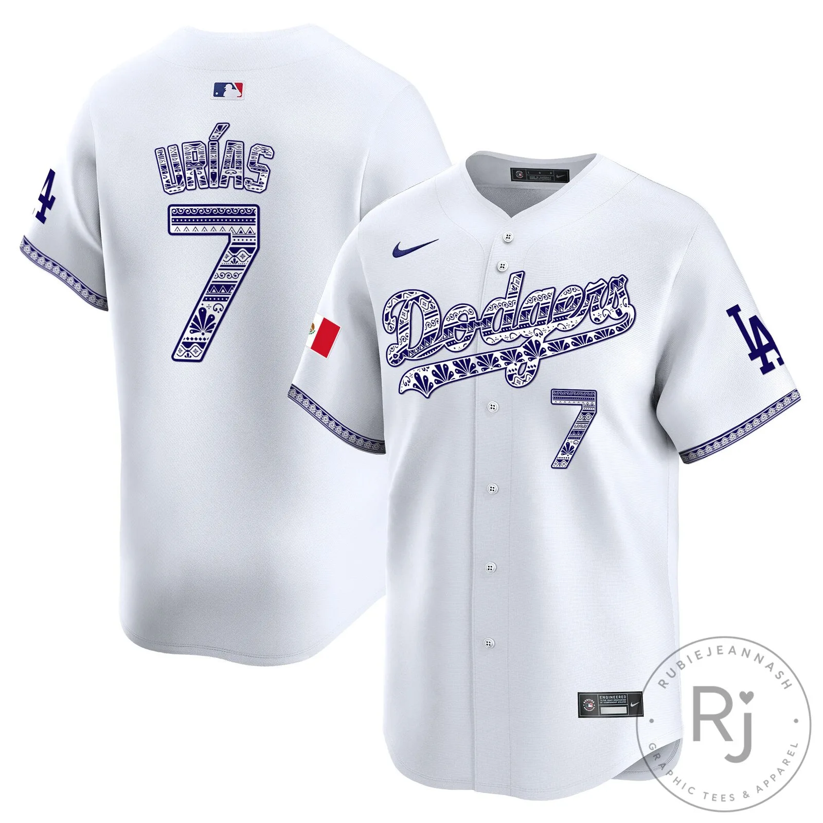 Los Angeles Dodgers Fernando Valenzuela Mexico Baseball Jersey 50 Los Angeles Dodgers Fernando Valenzuela Mexico Baseball Jersey