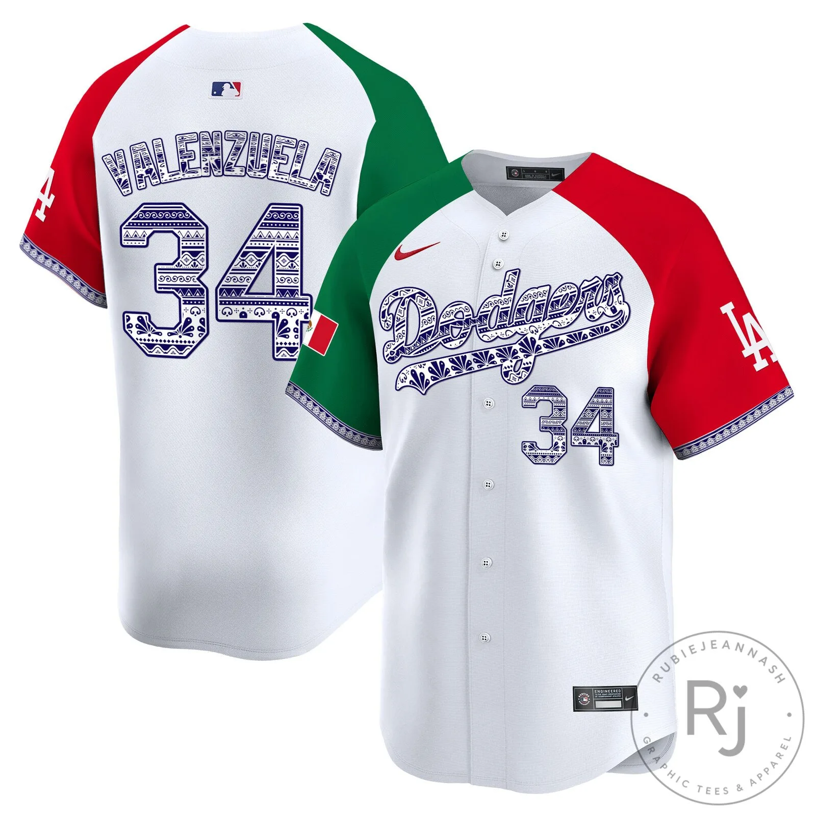 Los Angeles Dodgers Fernando Valenzuela Mexico Baseball Jersey 68 Los Angeles Dodgers Fernando Valenzuela Mexico Baseball Jersey