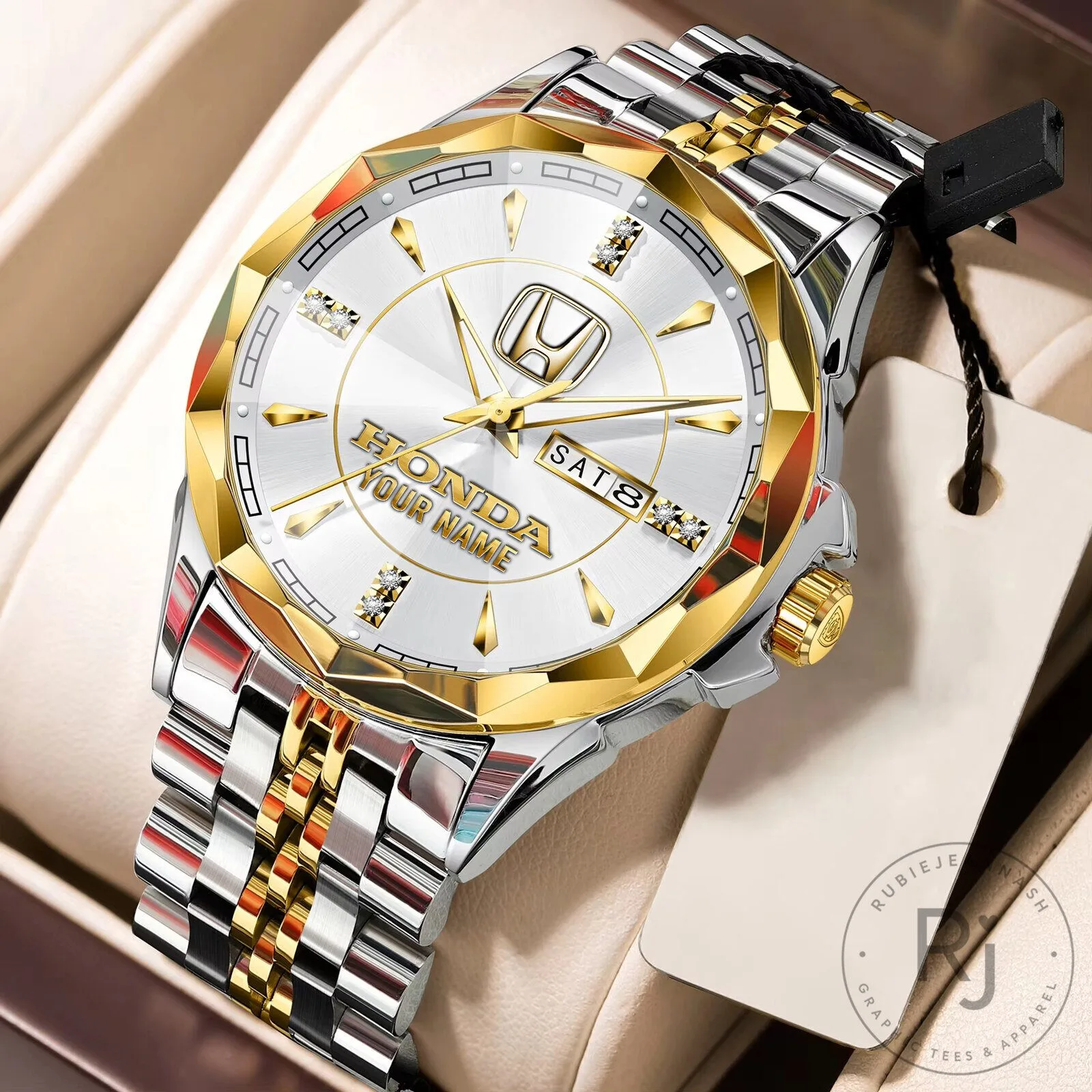 Honda Custom Name Elegant Design Stainless Steel Watch 17 Honda Custom Name Elegant Design Stainless Steel Watch