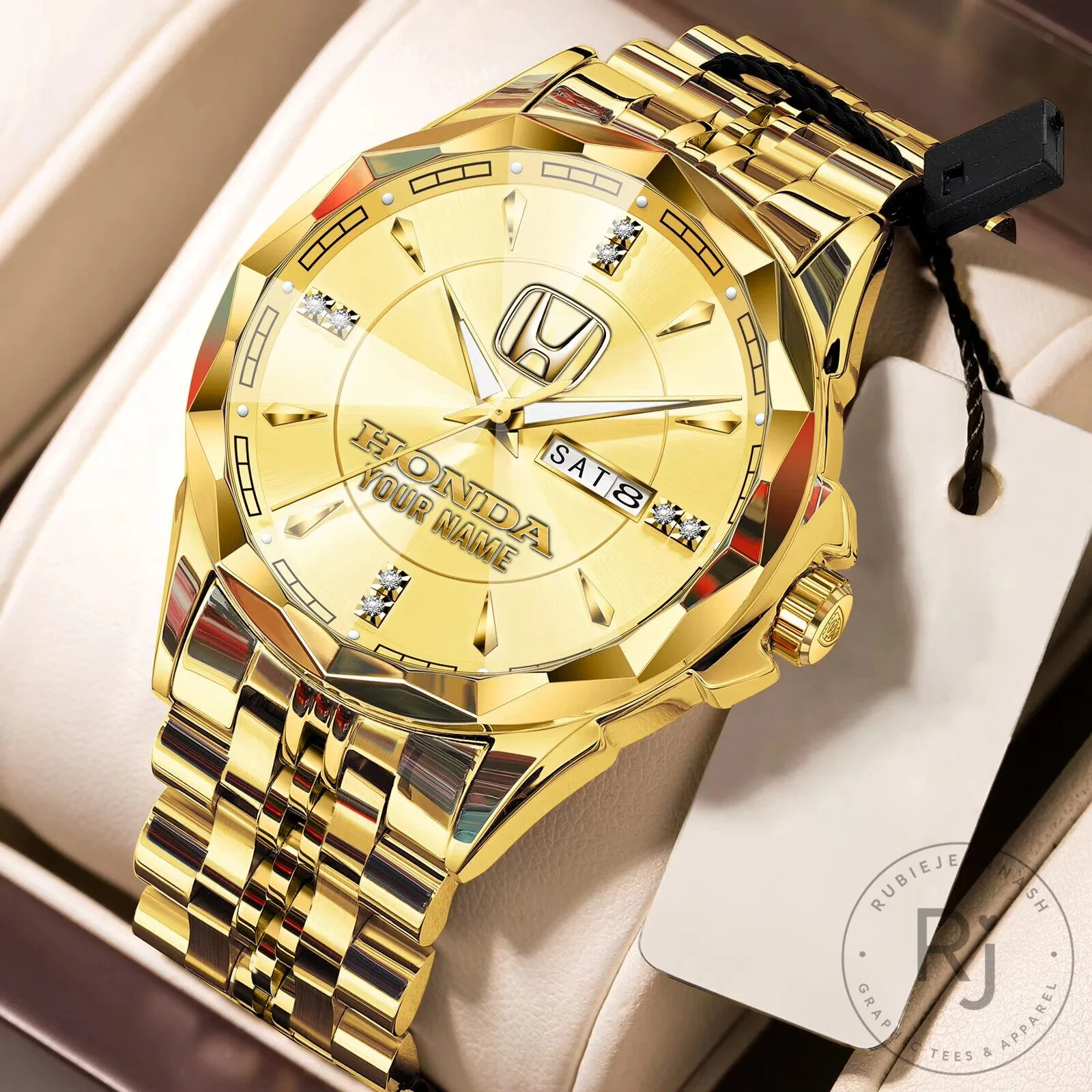 Honda Custom Name Elegant Design Stainless Steel Watch 21 Honda Custom Name Elegant Design Stainless Steel Watch