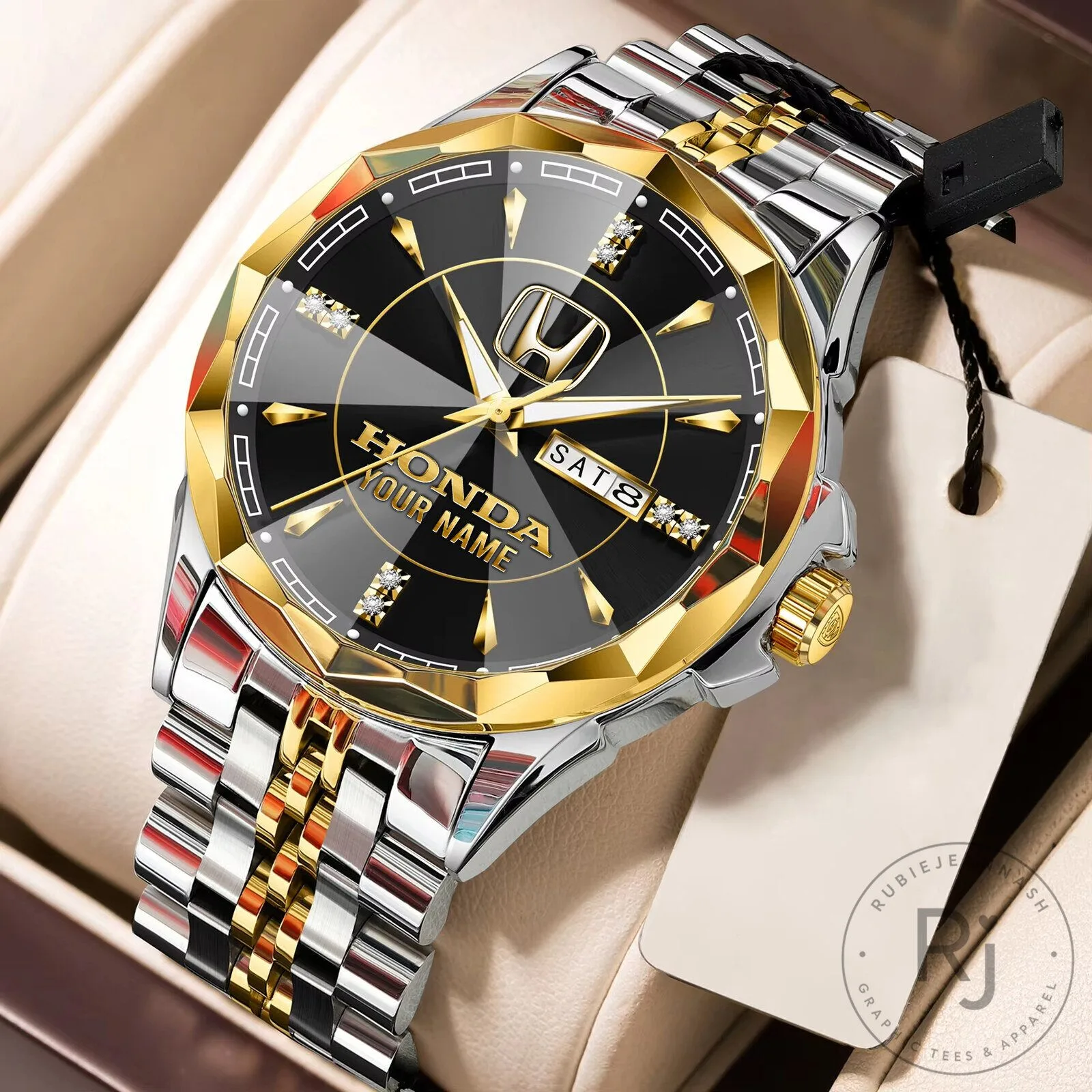 Honda Custom Name Elegant Design Stainless Steel Watch 23 Honda Custom Name Elegant Design Stainless Steel Watch