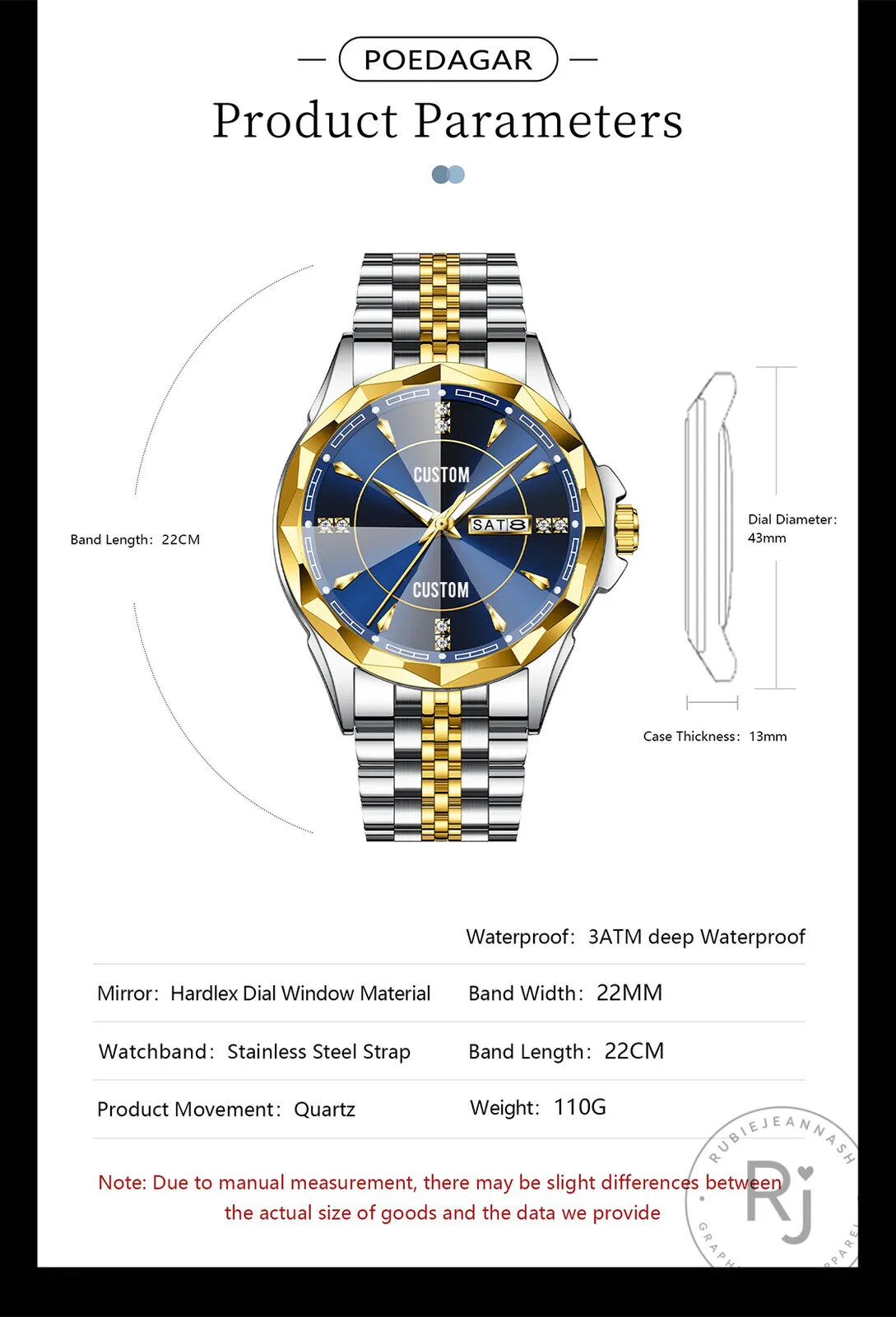Honda Custom Name Elegant Design Stainless Steel Watch 27 Honda Custom Name Elegant Design Stainless Steel Watch
