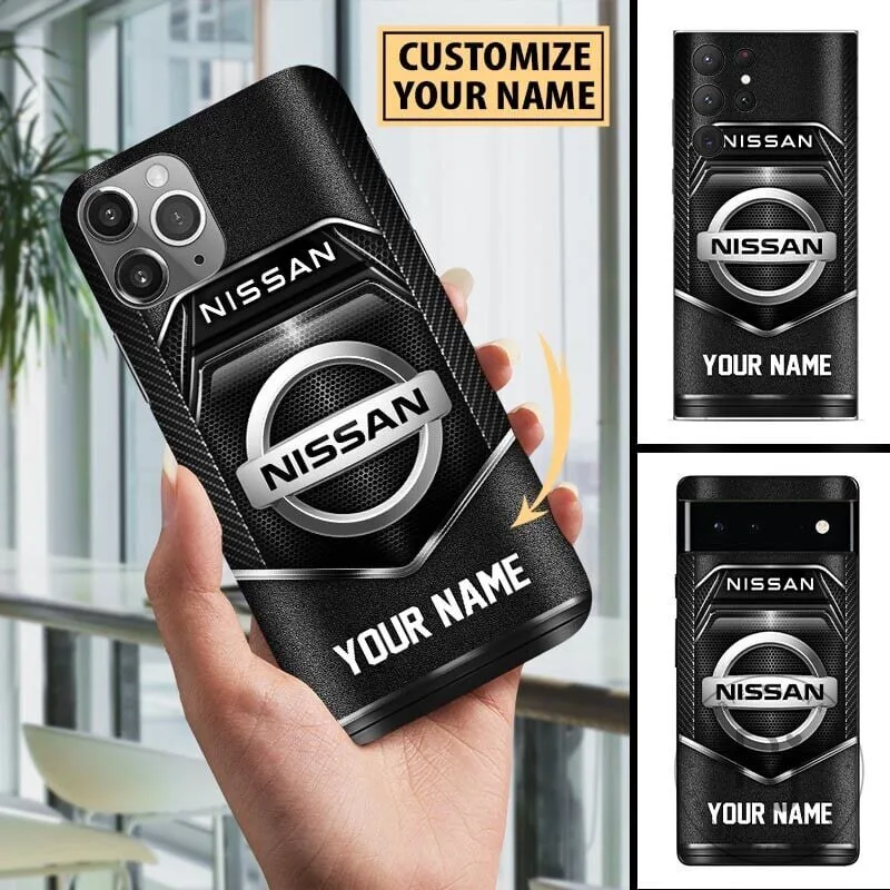 Nissan Custom Name Red Carbon Fiber Style Phone Case for All Models 14 Nissan Custom Name Red Carbon Fiber Style Phone Case for All Models