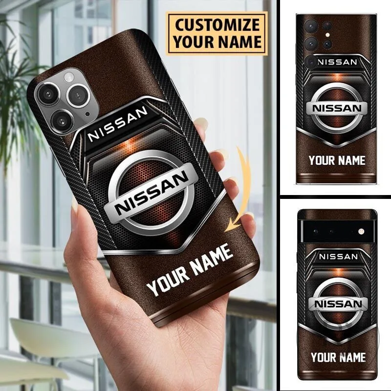 Nissan Custom Name Red Carbon Fiber Style Phone Case for All Models 16 Nissan Custom Name Red Carbon Fiber Style Phone Case for All Models