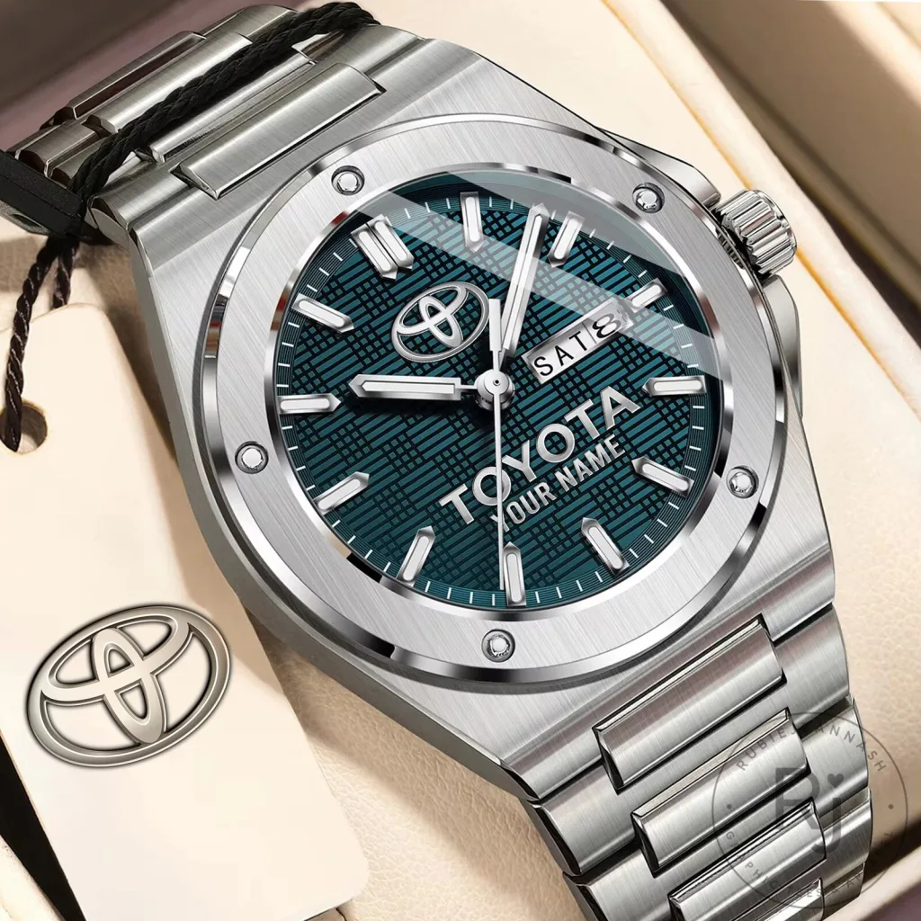 Toyota Luxury Casual Design Men Quartz Watch with Silver Stainless Steel Band Toyota Luxury Casual Design Men Quartz Watch with Silver Stainless Steel Band
