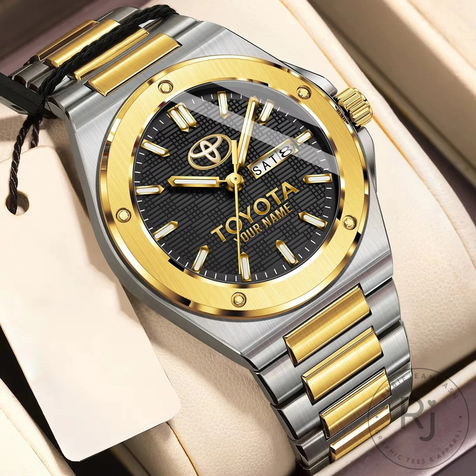 Toyota Luxury Casual Design Men Quartz Watch with Silver Stainless Steel Band 20 Toyota Luxury Casual Design Men Quartz Watch with Silver Stainless Steel Band