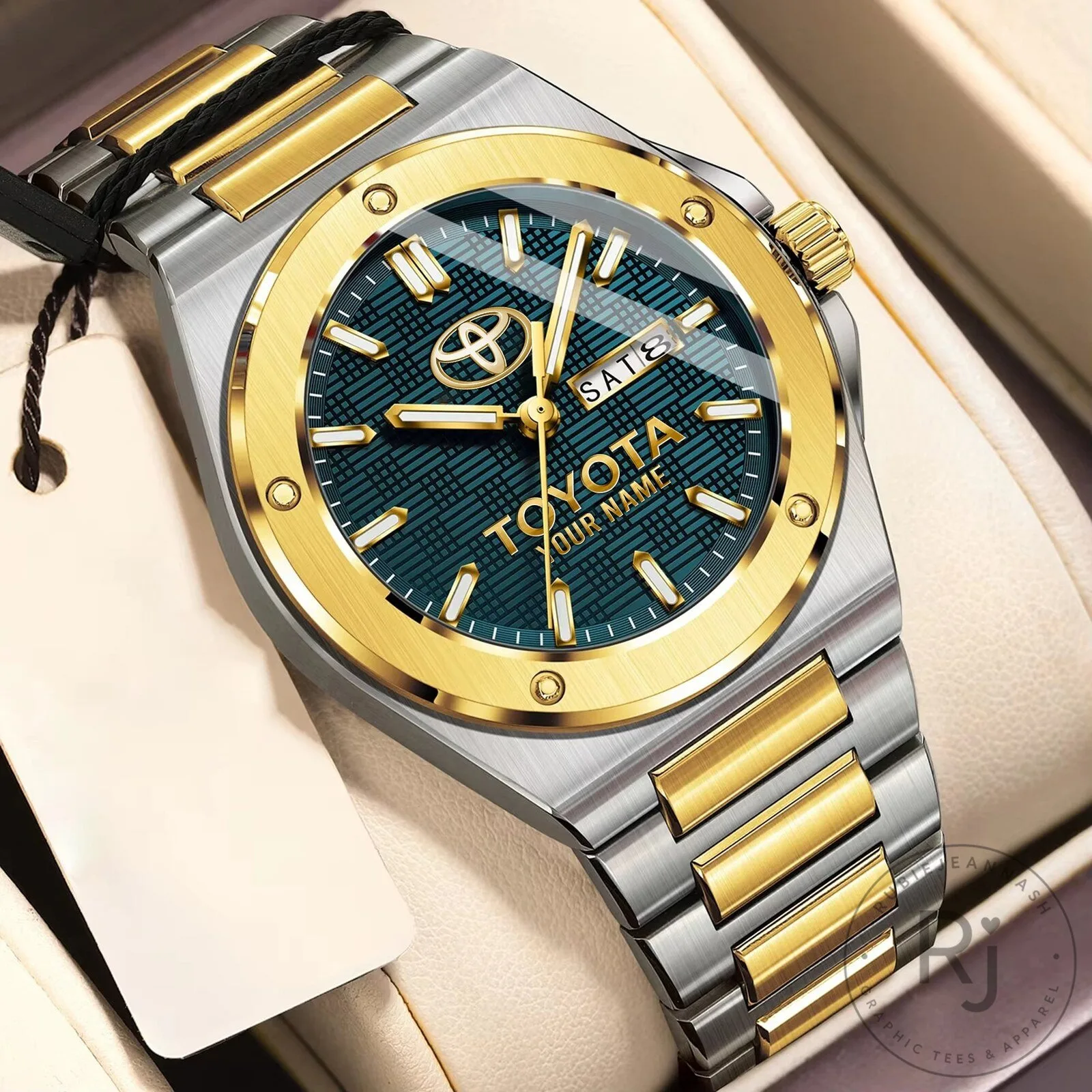 Toyota Luxury Casual Design Men Quartz Watch with Silver Stainless Steel Band 21 Toyota Luxury Casual Design Men Quartz Watch with Silver Stainless Steel Band