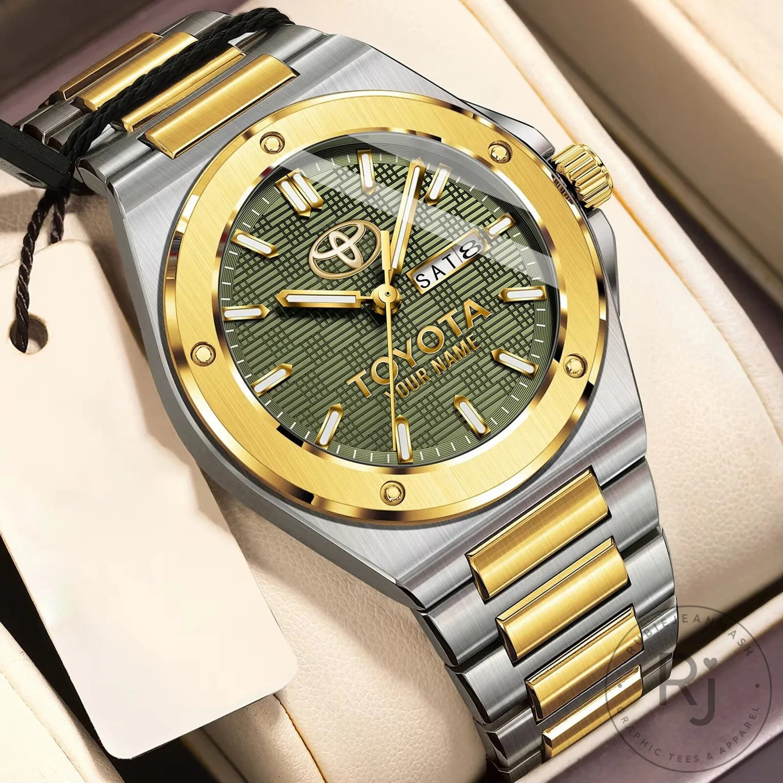 Toyota Luxury Casual Design Men Quartz Watch with Silver Stainless Steel Band 22 Toyota Luxury Casual Design Men Quartz Watch with Silver Stainless Steel Band
