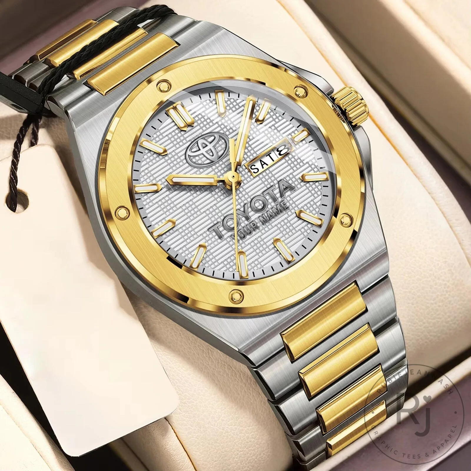 Toyota Luxury Casual Design Men Quartz Watch with Silver Stainless Steel Band 25 Toyota Luxury Casual Design Men Quartz Watch with Silver Stainless Steel Band