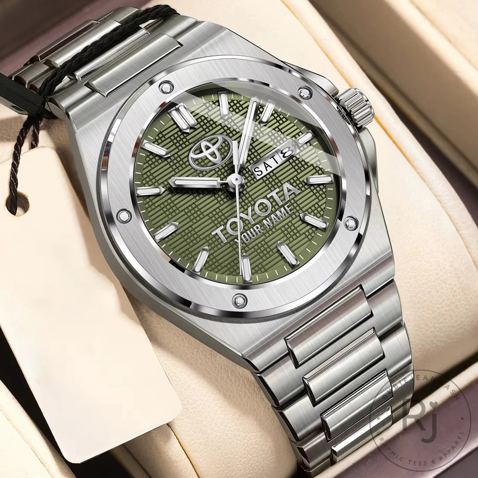 Toyota Luxury Casual Design Men Quartz Watch with Silver Stainless Steel Band 26 Toyota Luxury Casual Design Men Quartz Watch with Silver Stainless Steel Band