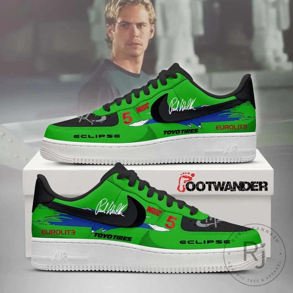 Paul Walker Brian O'Conner Fast and Furious Eclipse Racing Car Shoes 4 Paul Walker Brian O'Conner Fast and Furious Eclipse Racing Car Shoes