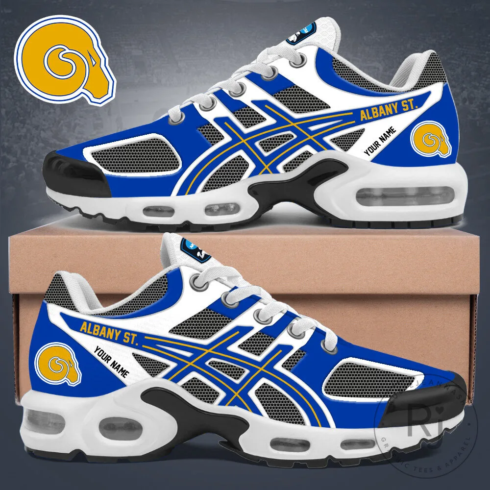 Albany State University Golden Rams Personalized Air Max Plus Sneakers 1 Albany State University Golden Rams Personalized Air Max Plus Sneakers