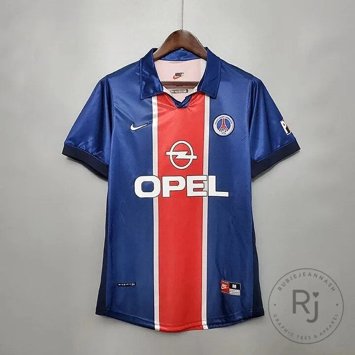 Paris Saint-Germain 1998 Home Retro Football Jersey 1 Paris Saint-Germain 1998 Home Retro Football Jersey