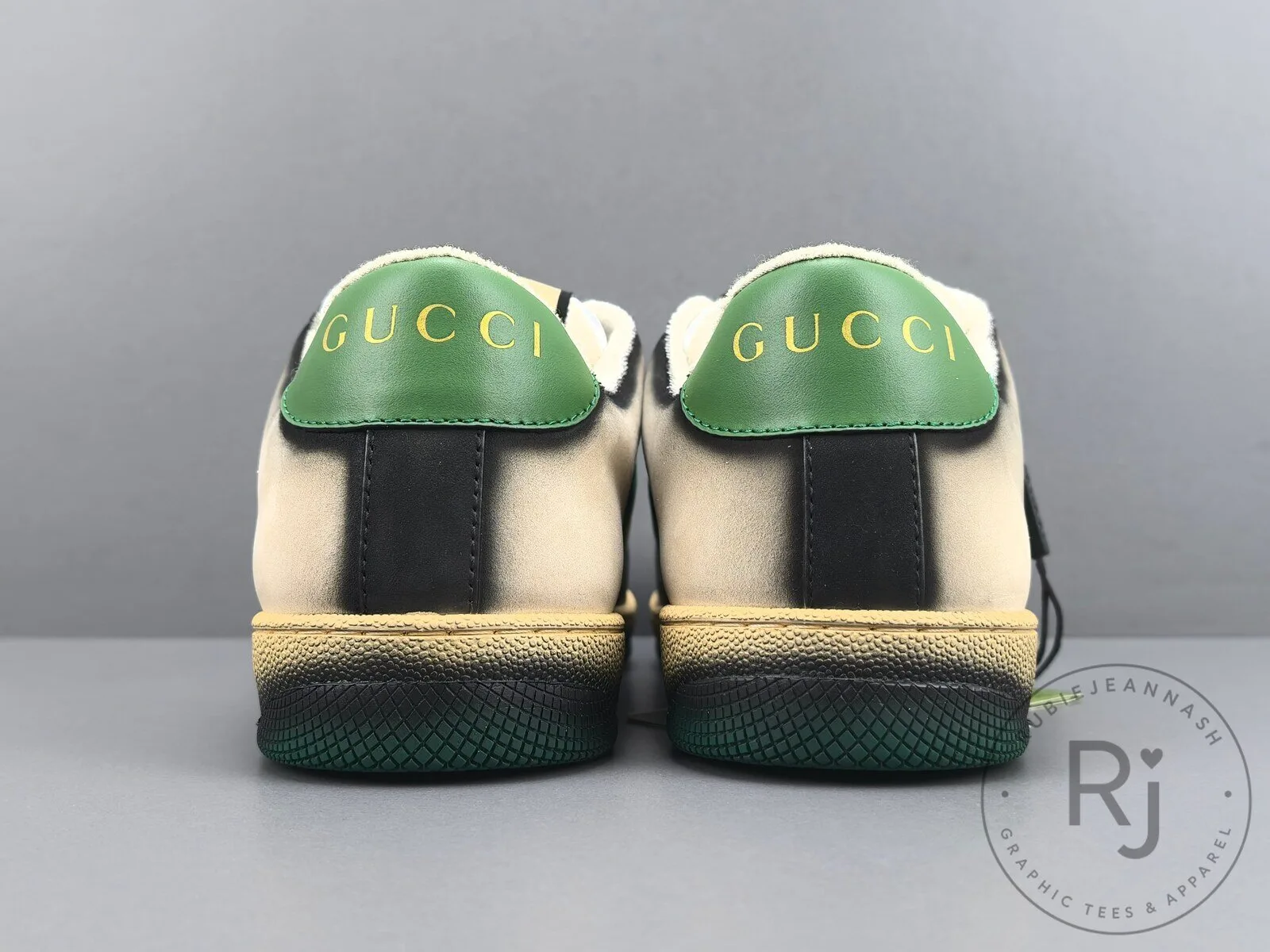 Gucci Screener Trainer Green Beige Low Top Sneakers for Men and Women 17 Gucci Screener Trainer Green Beige Low Top Sneakers for Men and Women