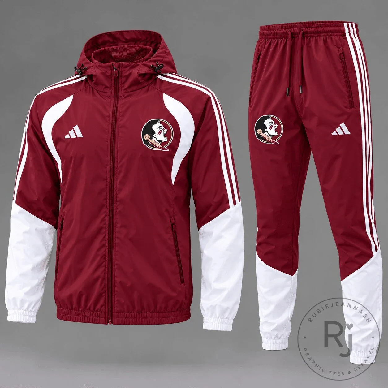Florida State Seminoles Game Day Varsity Stripe Tracksuit Jacket