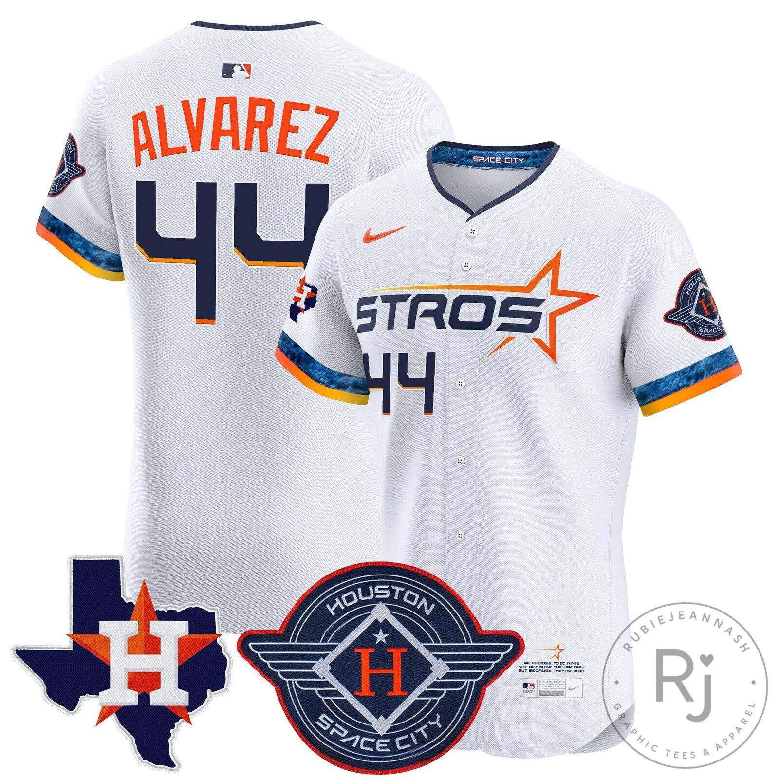 Houston Astros Carlos Correa White 2025 City Connect Baseball Jersey 47 Houston Astros Carlos Correa White 2025 City Connect Baseball Jersey